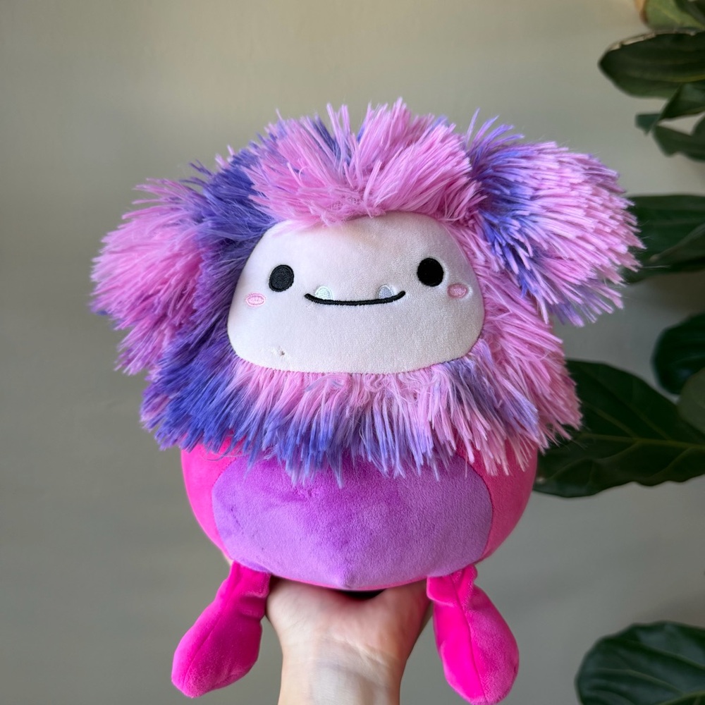 Woxie the Magenta Bigfoot Squishmallow